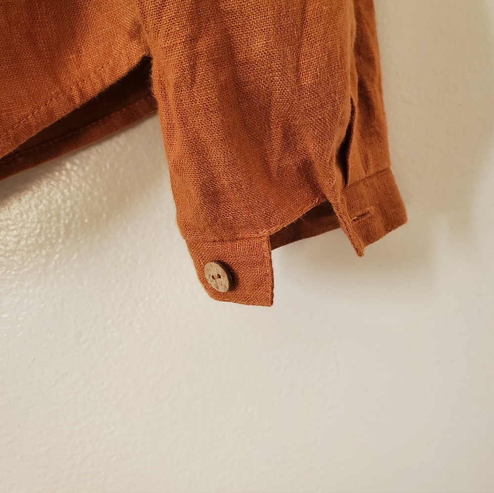 handmade linen womens tsiomik kids blouse - Picture 5 of 16